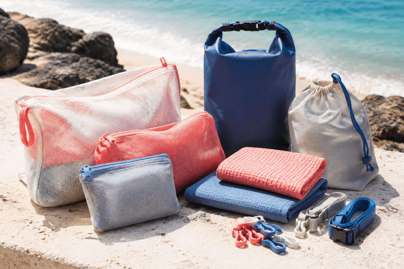 Coastal Pack Bundle laid out